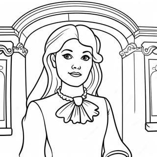 Disney Haunted Mansion Ghostly Portrait Coloring Page | Disney Haunted Mansion 塗色頁