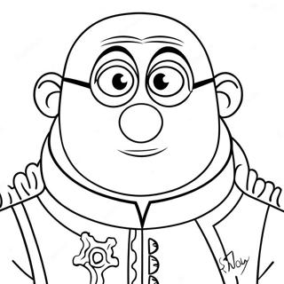 Gru Coloring Page | Gru 塗色頁
