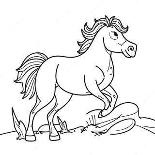 Bronco Coloring Page | Bronco 塗色頁