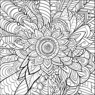 Bold Line Adult Mandala Coloring Page | Bold Line for Adults 塗色頁