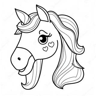 Christmas Horse Coloring Page | Christmas Horse 塗色頁