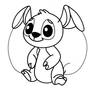 Stitch Halloween Coloring Page | Stitch Halloween 塗色頁