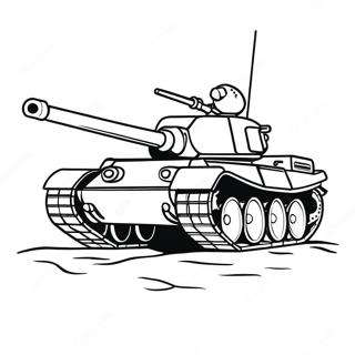 Tank Coloring Page | Tank 塗色頁