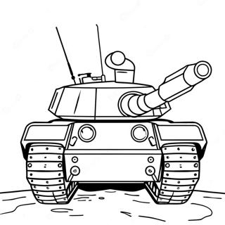 Military Tank Coloring Page | Tank 塗色頁