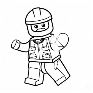 Lego Fortnite Character Coloring Page