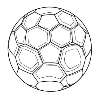 Soccer Ball Coloring Page | Soccer Ball 塗色頁