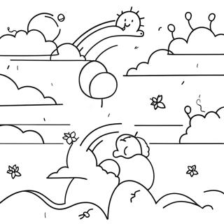 Sky Coloring Page | Sky 塗色頁