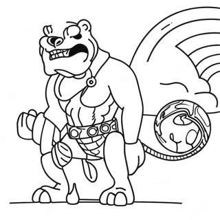 Brozone Coloring Page