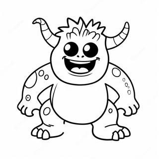 Monster Coloring Page