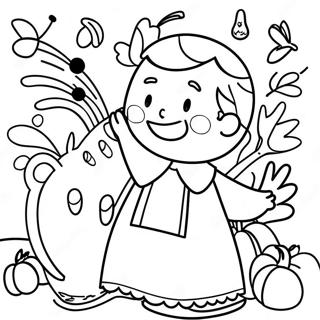 Joyful Thanksgiving Prayer Coloring Page | Thanksgiving Church 塗色頁