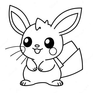 Pichu Coloring Page | Pichu 塗色頁