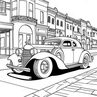 Classic Car Coloring Page | Classic Car 塗色頁