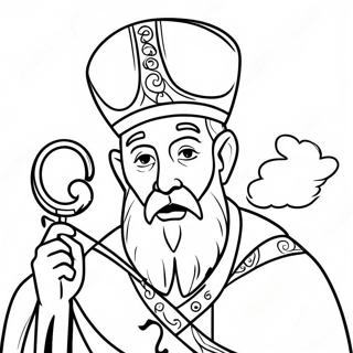 St Patrick Religious Coloring Page | St Patrick Religious 塗色頁