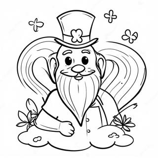 Colorful St Patrick's Day Blessing Coloring Page | St Patrick Religious 塗色頁