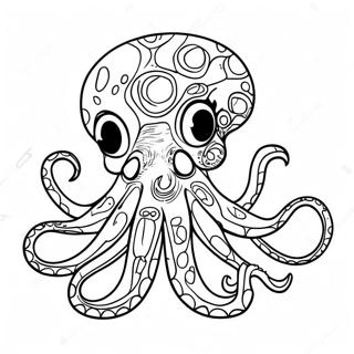 Octopus Coloring Page | Octopus 塗色頁