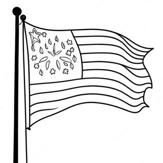 Patriot Day Flag Coloring Page | Patriot Day 塗色頁