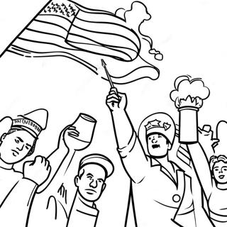 Patriot Day Celebration Coloring Page | Patriot Day 塗色頁