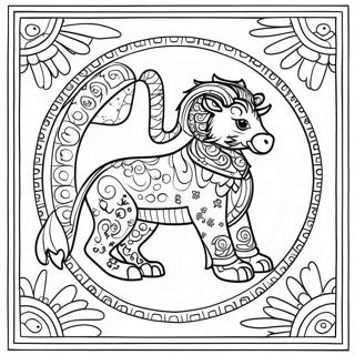 Chinese Zodiac Coloring Page | Chinese Zodiac 塗色頁