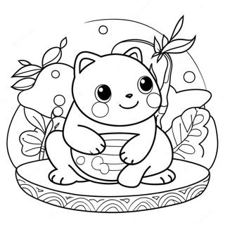 Mitsuri Coloring Page | Mitsuri 塗色頁