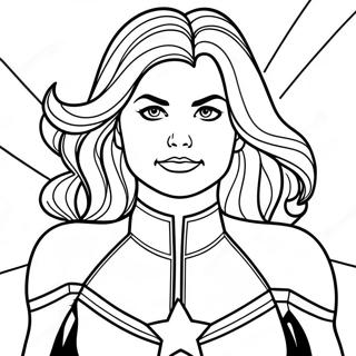 Captain Marvel Coloring Pages