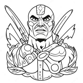 Badass for Adults Coloring Page