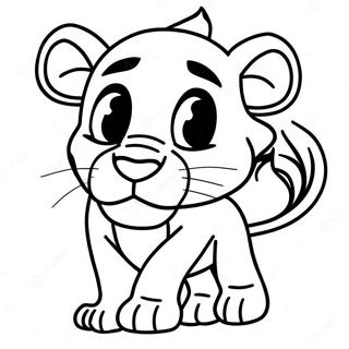 Lion King Coloring Page