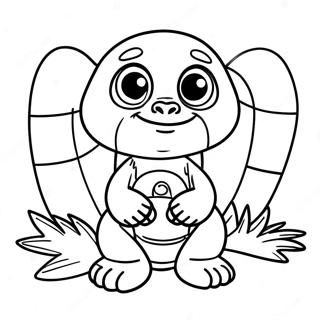 Adventurous Zuma Coloring Page | Zuma 塗色頁
