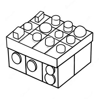 Lego Brick Coloring Page | Lego Brick 塗色頁