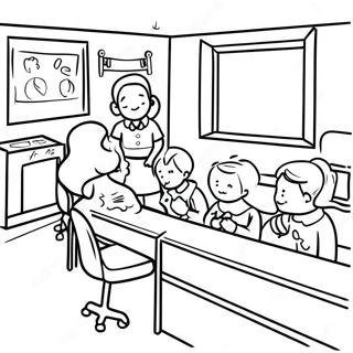Fun Third Grade Classroom Coloring Page | Third Grade 塗色頁