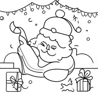 Christmas in July Coloring Page | Christmas in July 塗色頁