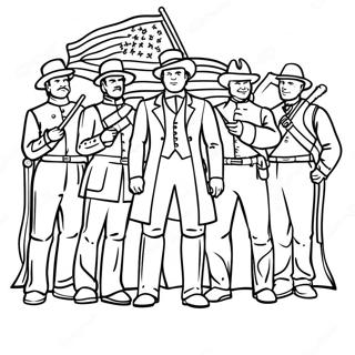 US History Coloring Page | US History 塗色頁