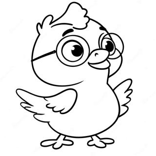 Chicken Little Coloring Page | Chicken Little 塗色頁