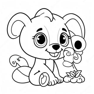 Cute Baby Disney Characters Coloring Page | Baby Cute Disney 塗色頁