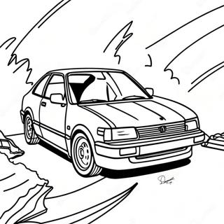 Honda Civic Coloring Page | Honda Civic 塗色頁