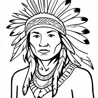 Native American Heritage Month Coloring Page | Native American Heritage Month 塗色頁
