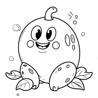 Om Nom Coloring Page | Om Nom 塗色頁
