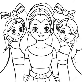 Baltimore Ravens Cheerleaders Coloring Page | Baltimore Ravens 塗色頁