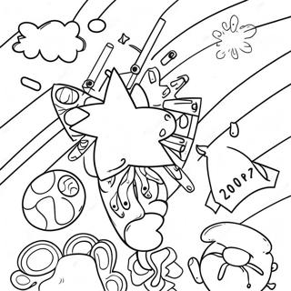 Fun Multiplication Facts Coloring Page