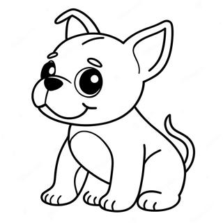 Boston Terrier Puppy Coloring Page | Boston Terrier 塗色頁