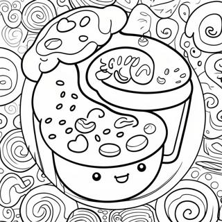 Dunkin Donuts Logo Coloring Page | Dunkin Donuts 塗色頁