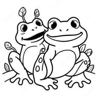 Frog and Toad Coloring Page | Frog and Toad 塗色頁