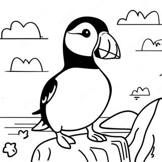 Puffin Rock Coloring Page | Puffin Rock 塗色頁