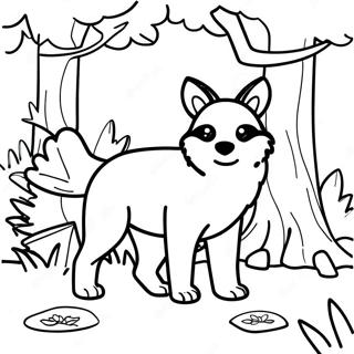 Forest Animal Coloring Page