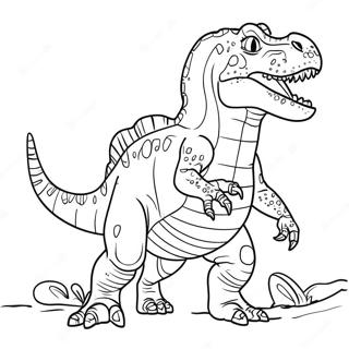 Giganotosaurus Coloring Page | Giganotosaurus 塗色頁