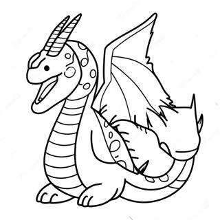 Gyarados Coloring Page | Gyarados 塗色頁