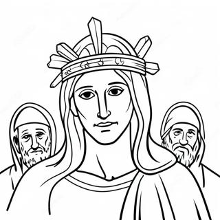 Holy Week Coloring Page | Holy Week 塗色頁