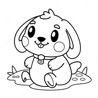 Pochacco Coloring Page