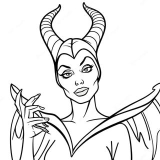 Maleficent Coloring Page | Maleficent 塗色頁