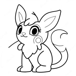 Sylveon Coloring Page | Sylveon 塗色頁