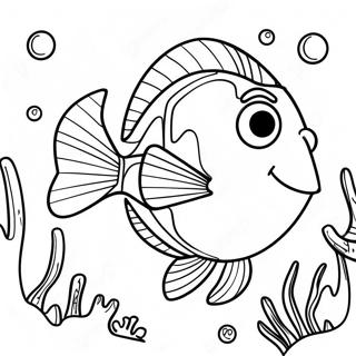 Dory Coloring Page | Dory 塗色頁